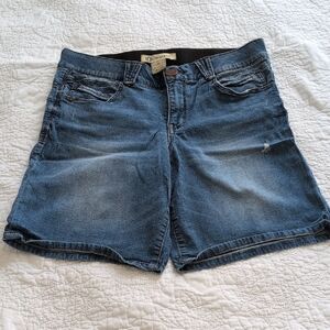 Democracy "Ab"solution Dark Blue Jean Shorts